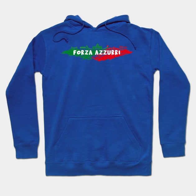 Italy soccer jersey italy football forza azzurri forza italia Hoodie by JayD World